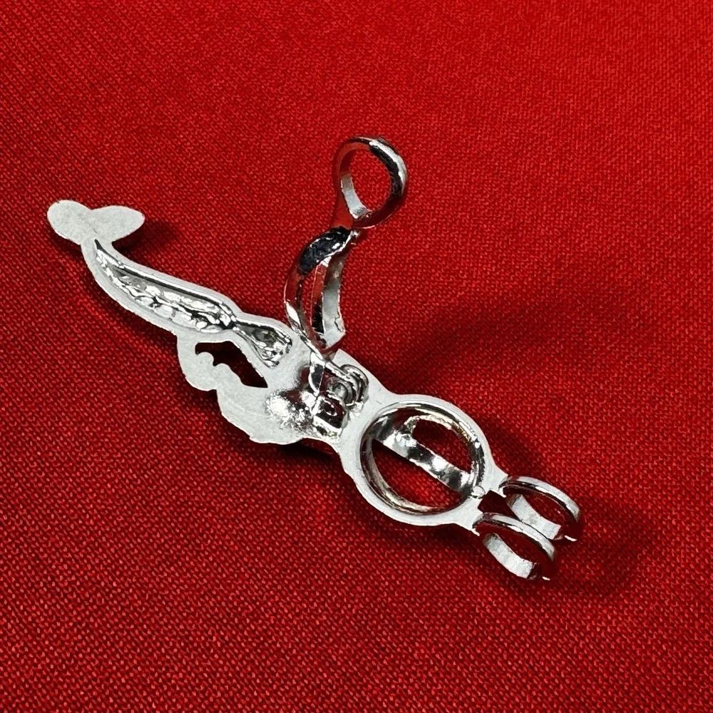 Silver Tone Mermaid Essential Oil Diffuser‎ Pendant